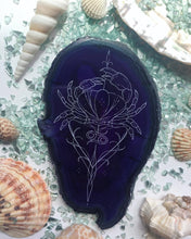 Load image into Gallery viewer, Cancer Zodiac Symbol Agate Slices Astrology Sign