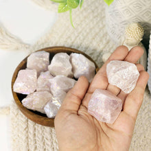 Load image into Gallery viewer, Angel Aura Rose Quartz Raw