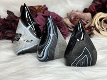 Load image into Gallery viewer, Black Agate Flames