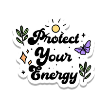 Load image into Gallery viewer, Protect Your Energy Sticker 2.8"