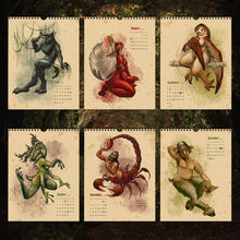 Load image into Gallery viewer, 2024 Calendar: The Pin-Up Bestiary