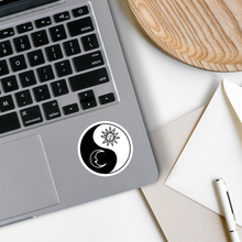 Load image into Gallery viewer, Sun & Moon Yin Yang Sticker 2.5"