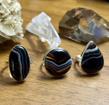 Load image into Gallery viewer, Agate Rings - Sterling Silver