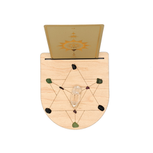 Load image into Gallery viewer, Merkabah Crystal Grid + Tarot Card Stand