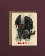 Load image into Gallery viewer, MothThem Lurkin' For Love Greeting Card