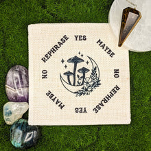 Load image into Gallery viewer, Mushroom Moon Phase Travel Pendulum Board Mat