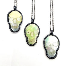 Load image into Gallery viewer, Abalone Skull Necklace