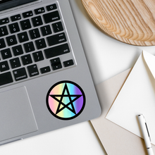 Load image into Gallery viewer, Pastel Pentacle Sticker 2.5"