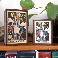 Load image into Gallery viewer, Tarot - 16 - The Tower Full Color Stash Box
