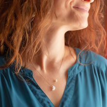 Load image into Gallery viewer, Moonstone I Love You To The Moon & Back Necklace