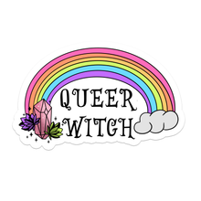Load image into Gallery viewer, Queer Witch Rainbow Waterproof Sticker