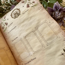 Load image into Gallery viewer, Handmade Daily Tarot or Oracle Card Pull Journal