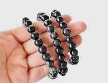 Load image into Gallery viewer, Blue Tiger Eye (Hawk eye) - Bracelets 8mm