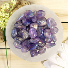 Load image into Gallery viewer, Angel Aura Amethyst Tumbles