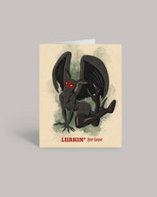 Load image into Gallery viewer, MothThem Lurkin' For Love Greeting Card