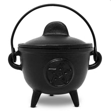 Load image into Gallery viewer, Cast Iron Cauldron with Lid