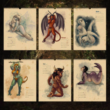 Load image into Gallery viewer, 2024 Calendar: The Pin-Up Bestiary
