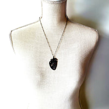 Load image into Gallery viewer, Garnet Sacred Heart Necklace