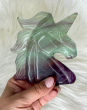 Load image into Gallery viewer, Rainbow Fluorite Unicorn