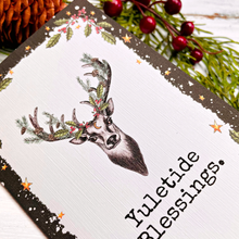 Load image into Gallery viewer, Witchy Yule / Christmas Greeting Card - Reindeer