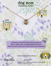 Load image into Gallery viewer, Dog Mom Necklace with Dalmatian Jasper