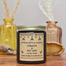 Load image into Gallery viewer, Tobacco & Bayleaf Soy Candle