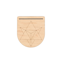 Load image into Gallery viewer, Merkabah Crystal Grid + Tarot Card Stand