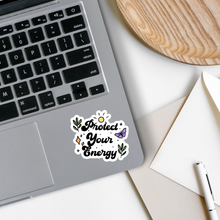 Load image into Gallery viewer, Protect Your Energy Sticker 2.8"