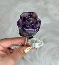 Load image into Gallery viewer, Crystal Roses with Metal Stems🌹