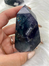 Load image into Gallery viewer, Fluorite and Pyrite Free Forms