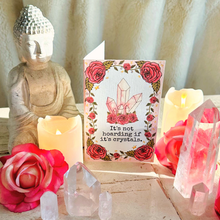 Load image into Gallery viewer, Witchy Crystal Hoarding Greeting Card 4x6
