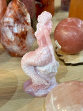 Load image into Gallery viewer, Pink Opal Carved Mermaid
