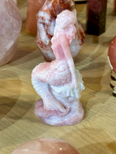 Load image into Gallery viewer, Pink Opal Carved Mermaid