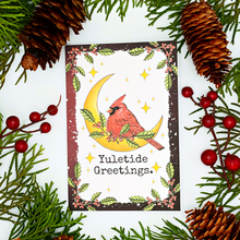 Load image into Gallery viewer, Witchy Yule / Christmas Greeting Card - Cardinal 4x6