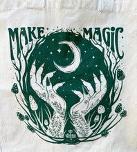 Load image into Gallery viewer, Make Magic Canvas Tote Bag