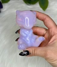 Load image into Gallery viewer, Pink Opalite Mew Carving - Jumbo