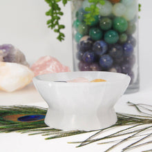Load image into Gallery viewer, Selenite Pedestal Bowl - 4”