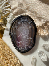 Load image into Gallery viewer, Libra Zodiac Symbol Agate Slices Astrology Sign