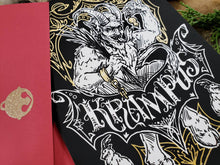 Load image into Gallery viewer, Gold Krampus Hand Printed Cards