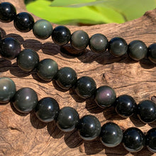 Load image into Gallery viewer, Rainbow Obsidian Bracelets 6mm