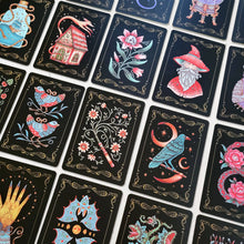 Load image into Gallery viewer, Nocturnal Garden Lenormand - Deluxe Ed - Art Nouveau Deck