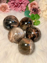 Load image into Gallery viewer, Black Moonstone - Spheres