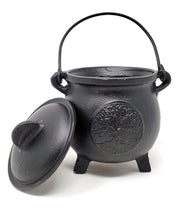 Load image into Gallery viewer, Cast Iron Cauldron with Lid