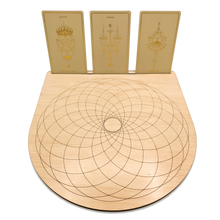 Load image into Gallery viewer, Torus Crystal Grid + Card Stand