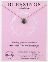 Load image into Gallery viewer, Abalone Gemstone Necklace - Blessings