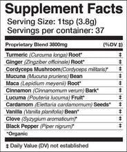 Load image into Gallery viewer, GOLDEN SUN MILK | Energizing Adaptogenic Chai* 5oz