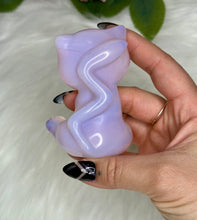 Load image into Gallery viewer, Pink Opalite Mew Carving - Jumbo