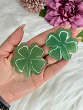 Load image into Gallery viewer, Green Aventurine 4-leaf Clovers