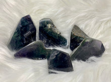 Load image into Gallery viewer, Fluorite and Pyrite Free Forms