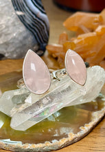 Load image into Gallery viewer, Rose Quartz Sterling Silver Rings